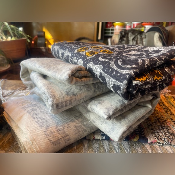 2 sets of vintage Cohama Vat-Handprinted-Madras-free shipping - Picture 2 of 8